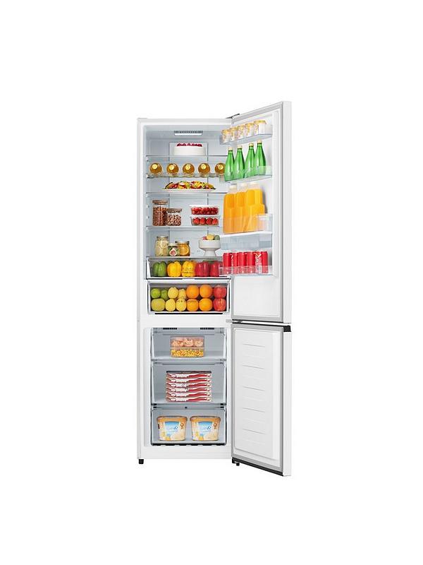 Hisense RB435N4WWE 60cm Wide, Total No Frost, Freestanding Fridge Freezer - White - Image 2
